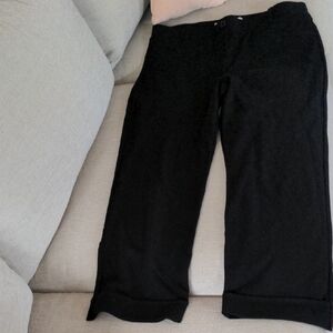 BetaBrand Cropped Black Dress Pants